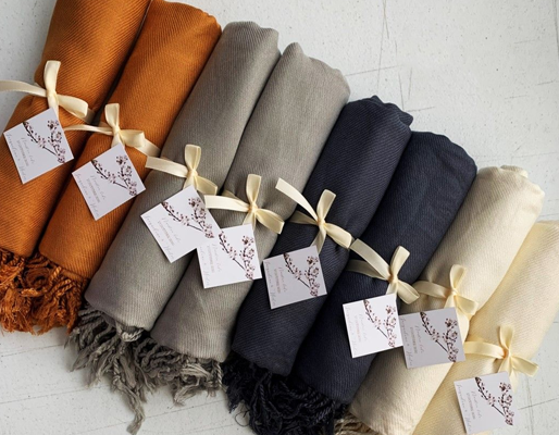 Frazadas y pashminas